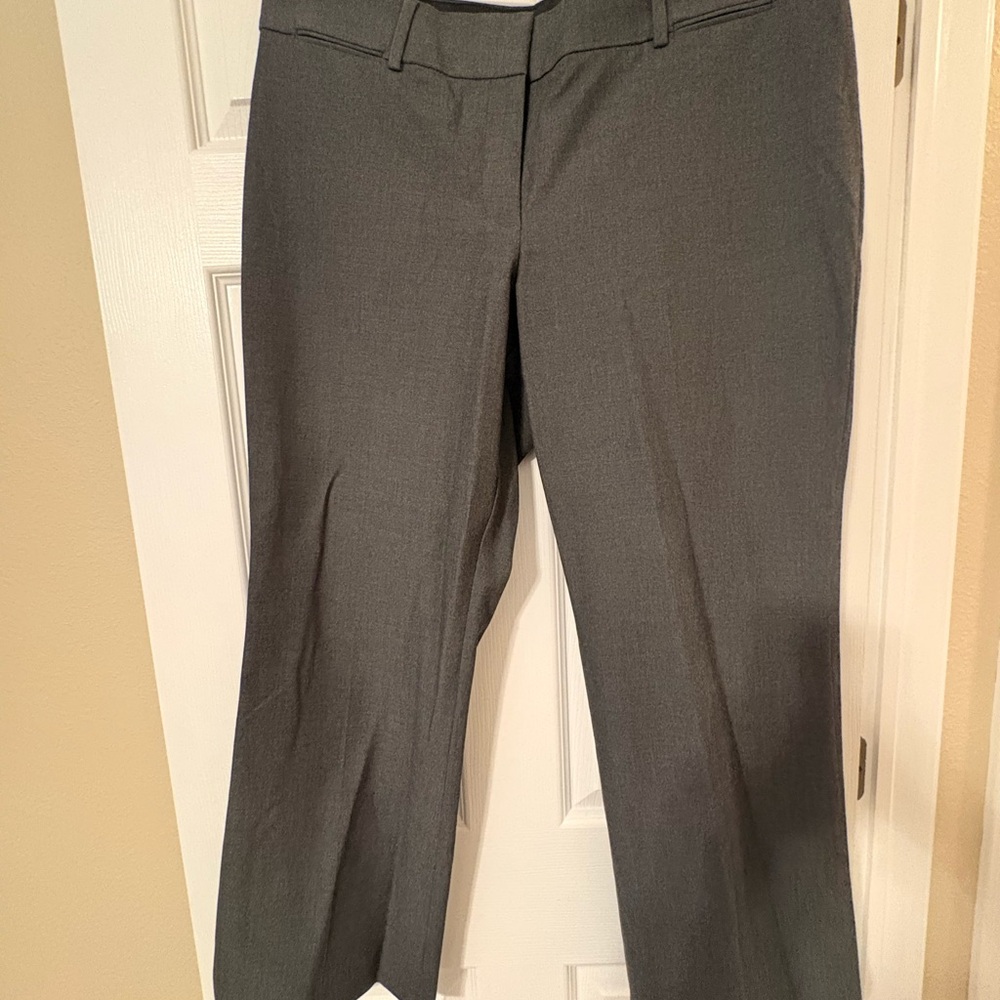 LOFT Julia Charcoal Trousers